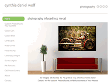 Tablet Screenshot of cynthiadanielwolf.com